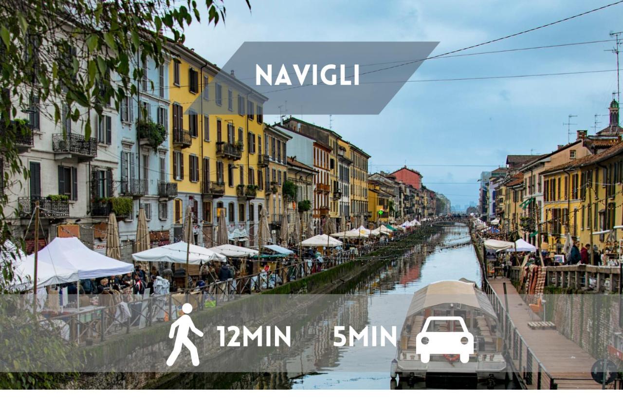 ミラノLoft Duomo Navigli 12 Min A Piediアパートメント エクステリア 写真